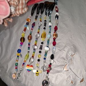 Colorful Beaded Charm Bracelets